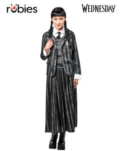 Wednesday Nevermore Deluxe Black Costume (Netflix) Adult Costume (RUB1000159L)
