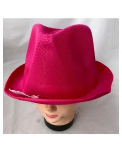 Fedora Hat - Hot Pink (DPI1303_7)