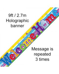 Welcome Home Swirl Banner - 2.7m (109478A)
