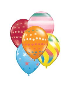 Jewel Assorted - 28cm (11 Inch) Latex Balloon (11555Q)