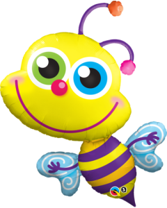 Beaming Bee - 40 Inch Shape Foil Balloon (11577Q)