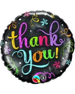 Thank You Chalkboard - 18 Inch Foil Balloon (11826Q)