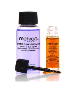 Spirit Gum 4ml with Spirit Gum Remover 30ml - Mehron (118AR - Mehron)
