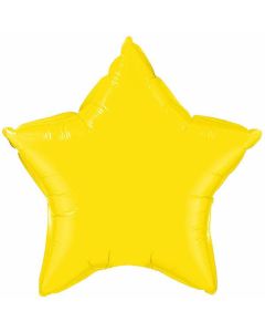 Star 20 Inch Foil Balloon - Yellow (12627Q)