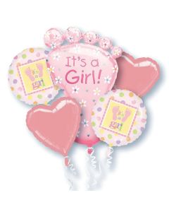 It's A Girl Balloon Bouquet (1484801AM)