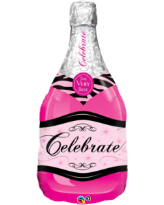 Champagne Bottle Celebrate - 39 Inch Foil Balloon (15844Q)