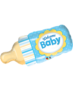 Welcome Baby Boy Bottle - 39 Inch Foil Balloon (16472Q)