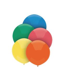 Yellow - 17 Inch Round - Outdoor Balloon (16601Q)