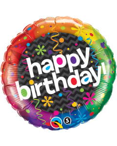 Happy Birthday Dazzling Party - 18 Inch Foil Balloon (16666Q)