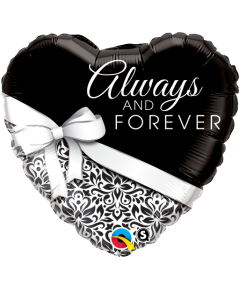 Always And Forever - 18 Inch Heart Shaped Foil Balloon (17084Q)