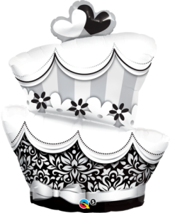 Fun & Fabulous Wedding Cake - 41 Inch Balloon (17096Q)