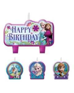 Frozen Candles - Happy Birthday Pack - 4 Candles (171416AM)