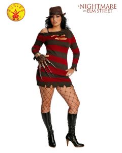 Miss Freddy Kreuger - Plus - Adult Costume (RUB17672PLUS)
