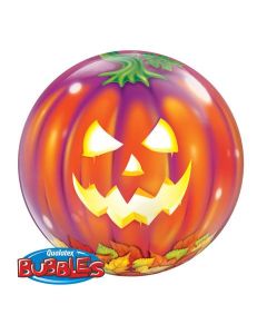 Jack O'Lantern - 22 Inch Bubble Balloon (18494Q)