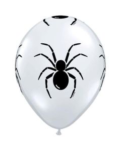 Spiders A Round - 28cm (11 Inch) Latex Balloon (18582Q)