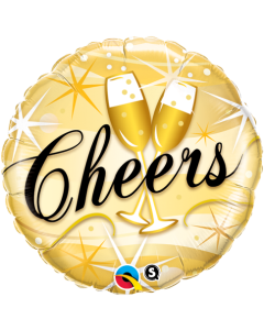 Cheers Champaigne Glasses - 18 Inch Foil Balloon (19031Q)