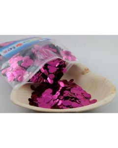 Metallic Confetti Hot Pink 1cm (204605A)