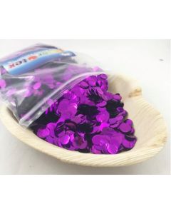 Metallic Confetti Purple 1cm (204609A)