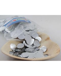 Metallic Confetti Silver 2.3 cm (204622A)