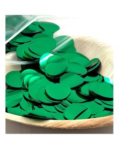 Metallic Confetti Green 2.3 cm (204634A)