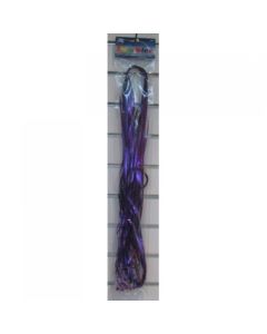Metallic Ribbons and clips - Purple 1.75m (Pack of 25) - Pre tied (205436A)