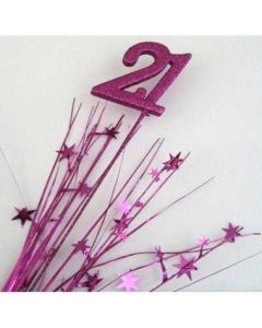 21 Number Fuchsia Star Spray / Pick Onion (207028A)