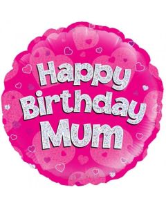 Happy Birthday Mum 45cm Foil Balloon (210724A)