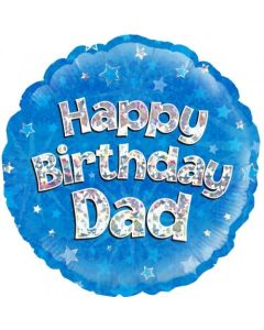 Happy Birthday Dad 45cm Foil Balloon (210725A)