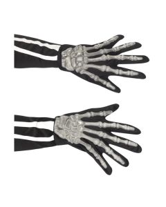 Skeleton Gloves Adult Black (SM22149)
