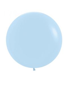 Matte Pastel Blue 60cm Balloons (Pack of 3) (222684A)