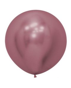 Reflex Pink 60cm Balloons (Pack of 3) (222805A)