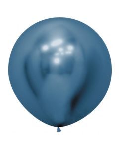 Reflex Blue 60cm Balloons (Pack of 3) (222806A)