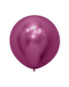 Reflex Fuchsia 60cm Balloons (Pack of 3) (222808A)