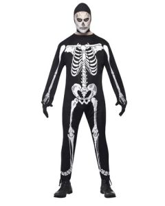 Skeleton Jumpsuit Adult Costume (SM23032)