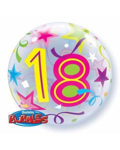 18 Brilliant Stars - 22 Inch Bubble Balloon (24166Q)