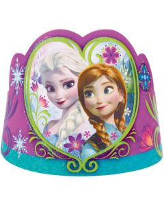 Frozen Tiara - Paper With Glitter (Pack of 8) (250313AM)