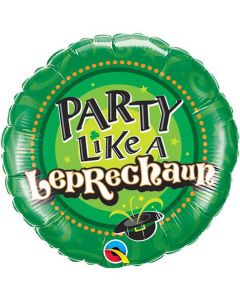 Party Like a Leprechaun - St Patrick's - 18 Inch Foil Balloon (25076Q)