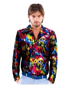 Flame Disco Shirt Adult Costume (25315G)