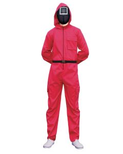 Squid Game Guard Jumpsuit Adult Costume (25325G)