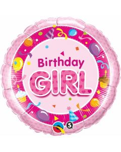 Birthday Girl Pink - 18 Inch Foil Balloon (26273Q)