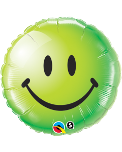 Smiley Face Lime Green 18 Inch Foil (29628Q)