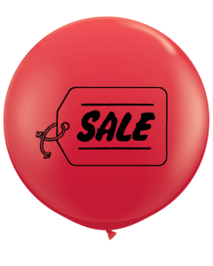 Sale - JT Red - 3 Foot (3ft) Latex Balloon (31320Q)