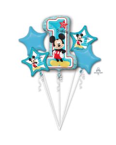 Disney Mickey Mouse 1st Birthday Balloon Bouquet (3434101AM)