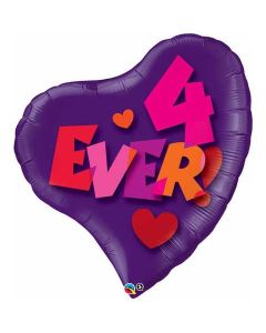 I Love You Contempory - 91cm (36 Inch) Foil Heart Balloon (34472Q)