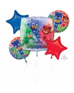 PJ Masks 5 Balloon Bouquet (3467601AM)