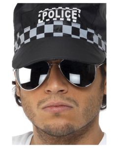 Silver Mirror Aviator Glasses (SM34728)