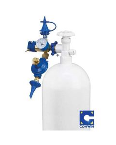 Bubble Inflator with Push Valve - Sizetralian / English Fitting (36990Q)