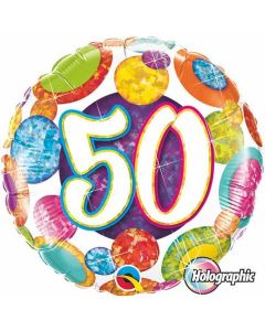 50 Big Dots & Glitz - 18 Inch Foil Balloon (37905Q)
