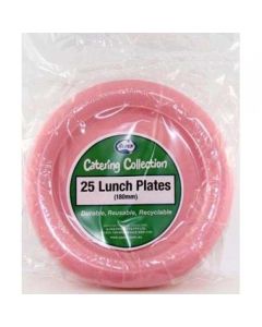 Lunch Plate - Light Pink - 180mm Pack 25 (381104A)