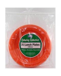 Lunch Plate - Orange - 180mm Pack 25 (381149A)
